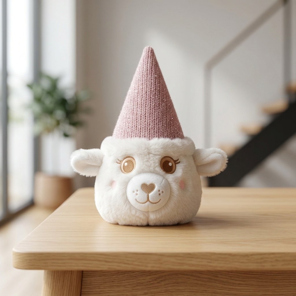 Külah Şapkalı Kuzu Peluş