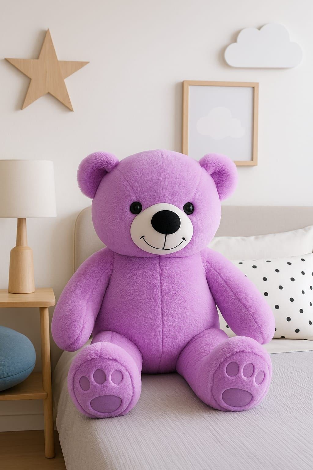 Mor Ayıcık Peluş