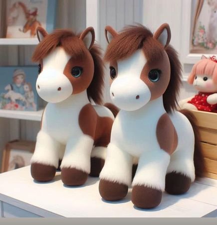 Kahverengi Peluş At