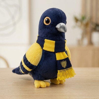 Sarı-Lacivert Atkılı Güvercin Peluş