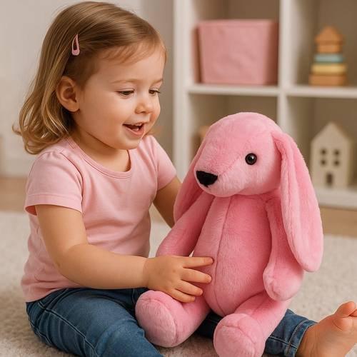 Pembe Tavşan Peluş
