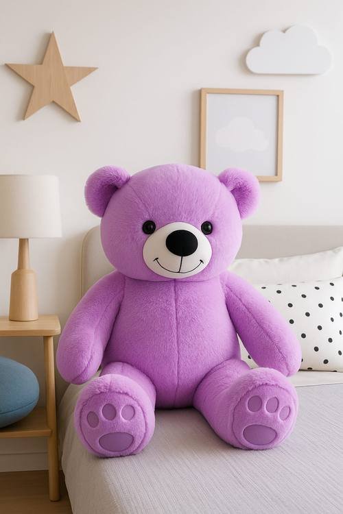 Mor Ayıcık Peluş