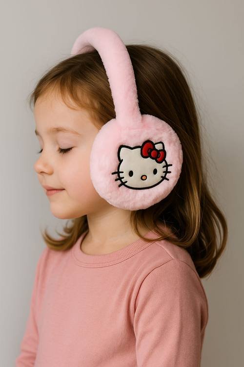 Hello Kitty Kürk Kulaklık